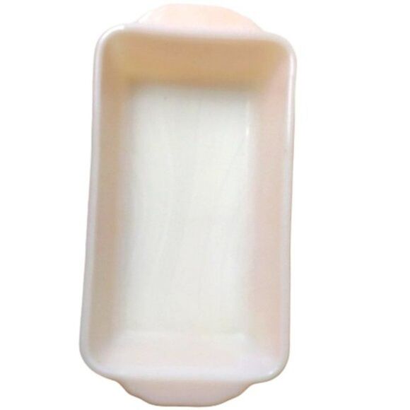 Vintage Anchor‎ Hocking Fire King Iridescent Peach Lustre Bread Pan / Dish - Picture 4 of 5